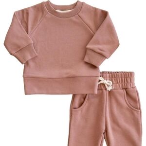 Kids Terracotta Sweatpants Set